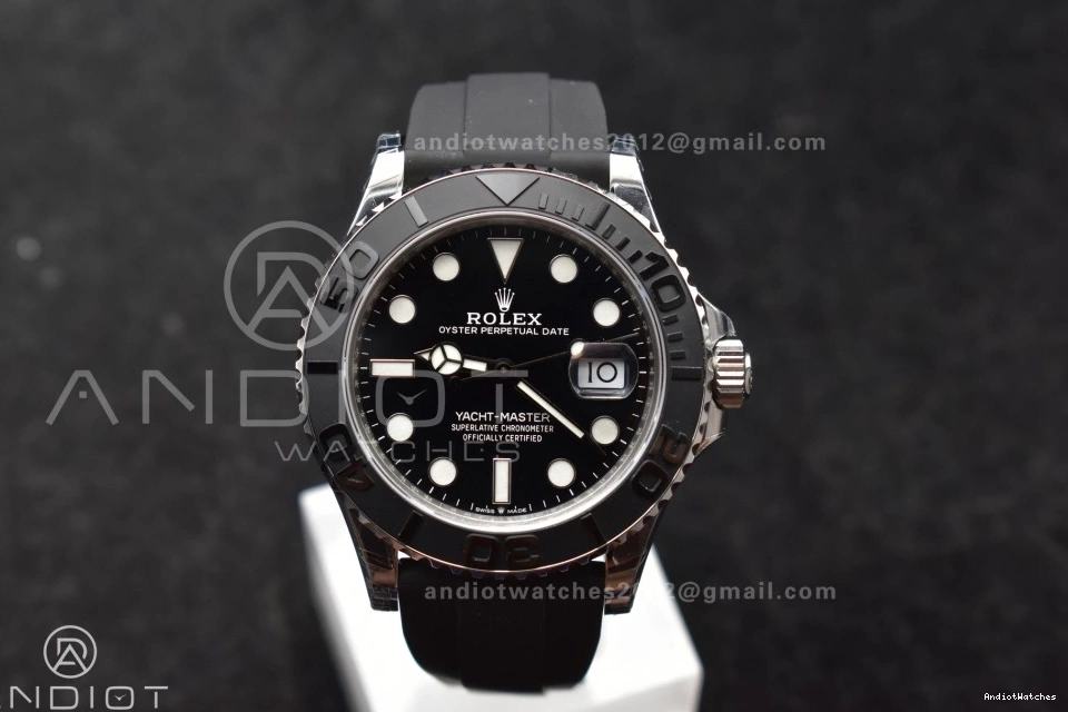 WaterResistant VSF 3D Bezel 42mm 226659 Oyster Black Ceramic 1213 flex Weight) on Edition 1:1 V3 Best Strap VS3235 Yacht-Master (Gain 0812